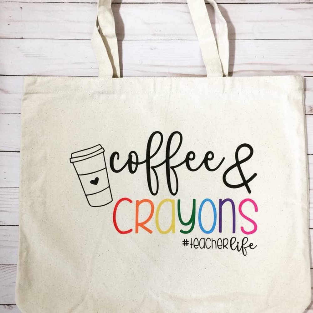 Teacher tote bag